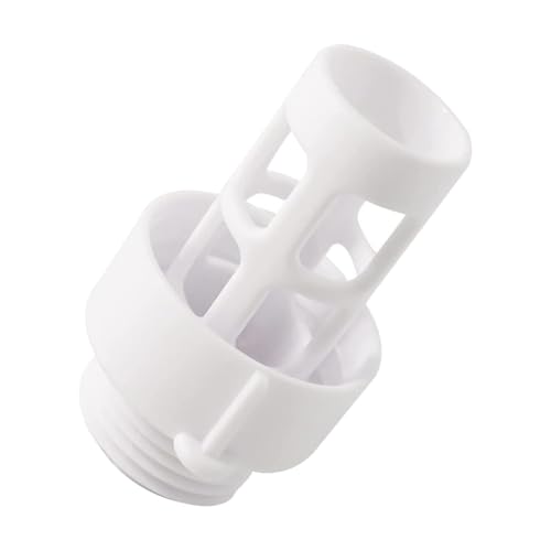 TopHomer 10184 Pool-Ablaufverbinder, PVC-Gartenschlauch-Ablaufadapter, Ersatzteil, kompatibel mit Intex rundem Schwimmbad (weiß), 2 Stück von TopHomer