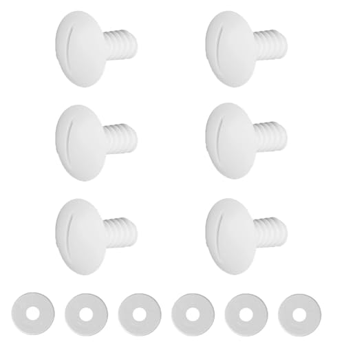 TopHomer Kunststoff Radschrauben Kompatibel mit Polaris Poolreiniger 180/280 C-55 mit Unterlegscheiben Poolreiniger Ersatzteile Kit TopHomer Kunststoff Radschrauben Kompatibel mit Polaris Poolreiniger 180/280 C-55 mit Unterlegscheiben Poolreiniger Ersatzteile Kit von TopHomer