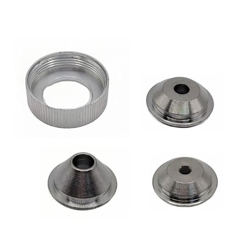 TopHomer Massives Messing-Textursprüh-Öffnungsspitzen-Set, kompatibel mit Wal-Board Spray-Pro Hopper Gun, Wal-Board Professional Hopper Gun, mit 3 Größen Düse von TopHomer