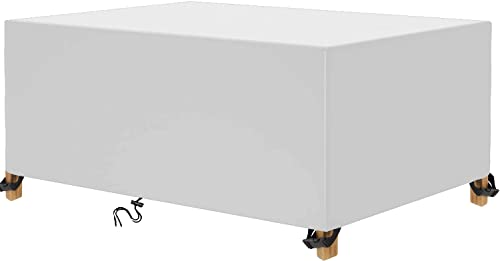 TopIdea Abdeckung Gartenmöbel 290x150x80cm Multi Größe Abdeckplane Gartenmöbel 600D Schutzhülle Gartenmöbel Terrasse Gartenmöbel Abdeckungen für Gartenmöbel Sets Tische und Stühle von TopIdea