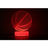 Basketball Ball 3D Nachtlampe Nachtlicht Kinder Licht Illusion Led Lampe Geschenk Für Ihn Geschenkidee Geschenke von TopLightsArt
