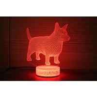 Corgis Hund Geschenk 3D Nachtlampe Nachtlicht Wohnkultur Illusion Led Lampe Für Ihn Geschenkidee Kindergeburtstag Gog Ornament Geschenke von TopLightsArt