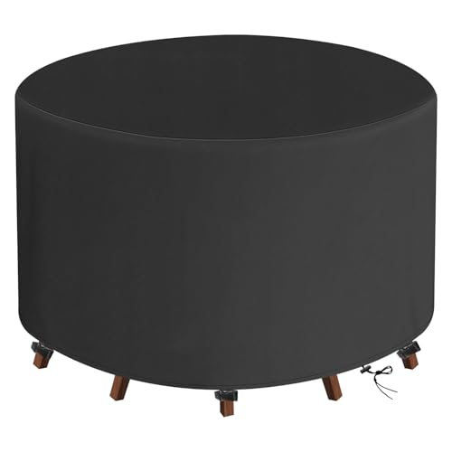 TopSoul Abdeckung Gartenmöbel Rund Wasserdicht Abdeckplane Gartenmöbel Loungemöbel Gartenmöbel Schutzhüllen Schutzhülle für Gartenmöbel Sofas Rattanmöbel Möbelsets 60x45cm von TopSoul