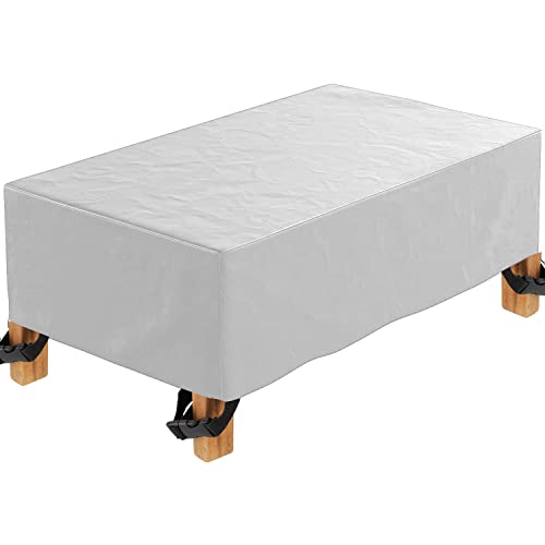 TopSoul Abdeckung Gartenmöbel Wasserdicht 140x80x70cm Multi Größe Abdeckplane Gartenmöbel 600D Schutzhülle Gartenmöbel Terrasse Gartenmöbel Abdeckungen für Gartenmöbel Sets Tische und Stühle von TopSoul