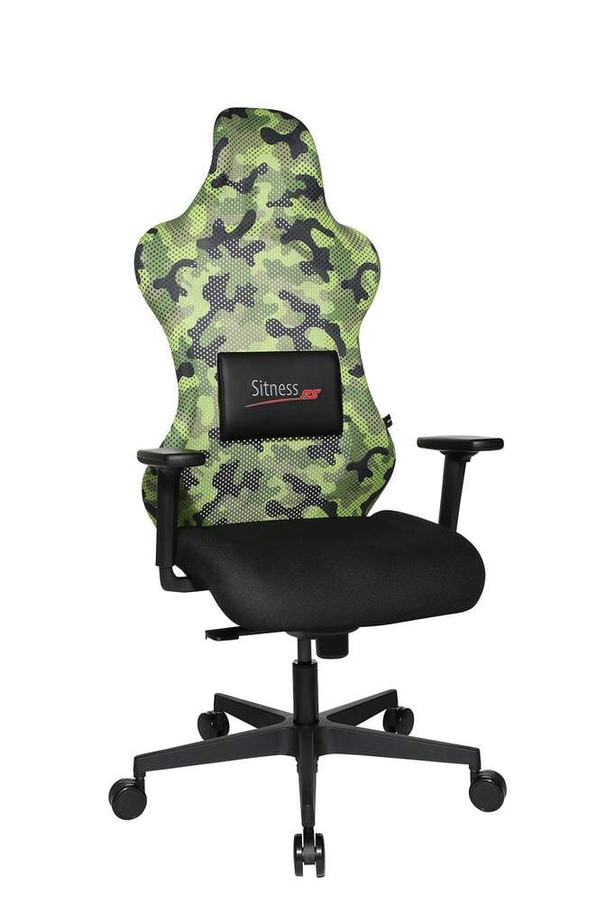 Bürostuhl Drehstuhl Sitness RS Sport, Camouflage Grün von Top Star von TopStar