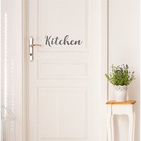 Küchentür Aufkleber | Vinyl Schablone Wort Zitat Diy Klebend Entfernbar von TopStickersAndDecals