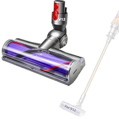 Elektrische Bürste für Dyson V12 Detect Slim V10 Digital Slim, Ersatzteil Direktantrieb Reiniger Kopf Turbine Bodendüse für Dyson V12 Slim V10 Slim, Zubehör TurboBürste für Hartboden und Teppiche von TopWeb
