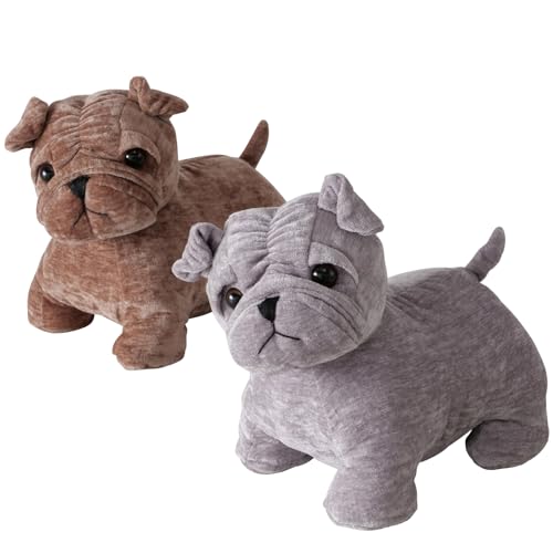 TOPANBIETER 999 Dekorative Premium Türstopper 2er Set Hunde -rutschfest und dekorativ Türhalter Fensterpuffer - Bodenstopper Tür Stopper Hund - Hundepaar Fensterstopper fürs Kinderzimmer TOPANBIETER 999 Dekorative Premium Türstopper 2er Set Hunde -rutschfest und dekorativ Türhalter Fensterpuffer - Bodenstopper Tür Stopper Hund - Hundepaar Fensterstopper fürs Kinderzimmer von TOPANBIETER 999