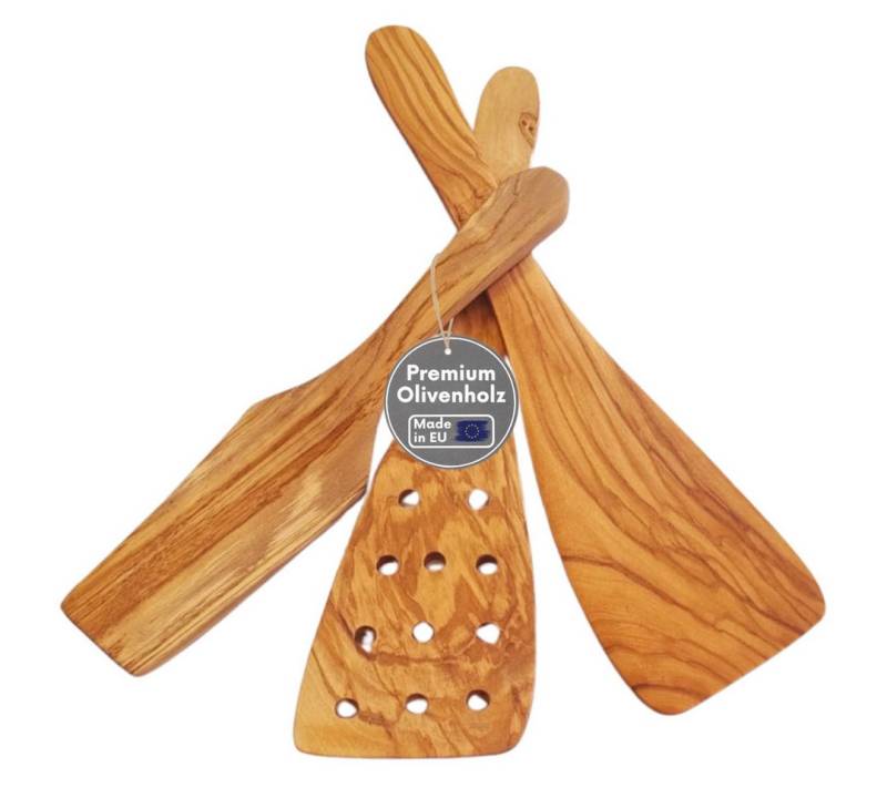 Topanbieter999 Kochbesteck-Set, Hochwertiges Olivenholz, Made in EU von Topanbieter999