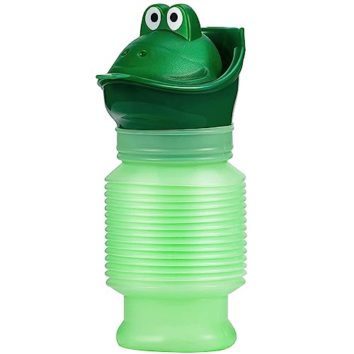 Topcloud Schrumpfbares Urinal, 600 ml, für Männer und Frauen, tragbar, mobiles Toilettentöpfchen, Urinflasche, wiederverwendbar, Notfall-Urinal für Camping, Auto, Reisen, Stau und Warteschlangen von Topcloud