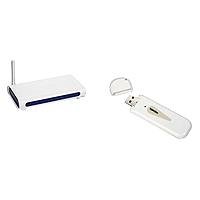 Topcom Wireless Desktop Box 54 Mb V3, bestehend aus Skyracer WBR 7001g WLAN-DSL Router und Skyracer USB 4001g WLAN-USB-Stick Topcom Wireless Desktop Box 54 Mb V3, bestehend aus Skyracer WBR 7001g WLAN-DSL Router und Skyracer USB 4001g WLAN-USB-Stick von Topcom