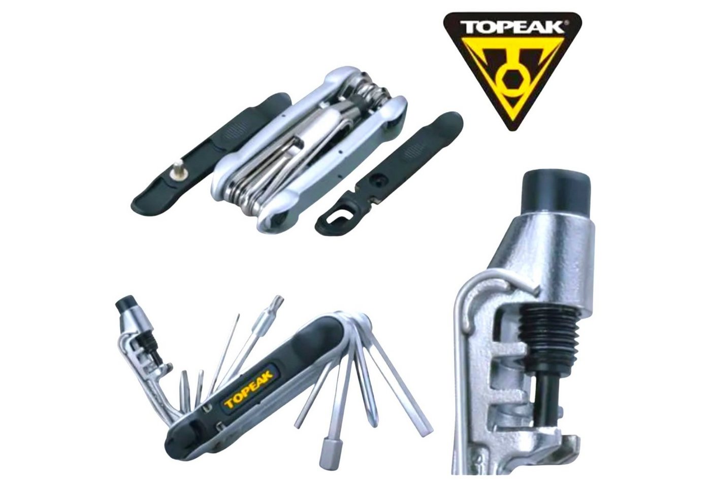 Topeak Fahrrad-Montageständer Topeak Hummer 2 Fahrrad Multi Tool MTB Kettennieter Torx Reifenheber von Topeak