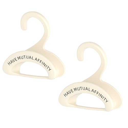 Topershow 2er-Pack Kleiderbügelhaken, Taschenaufhänger für Geldbörsen, Handtaschen und Rucksäcke, Organizer für Schrank von Topershow