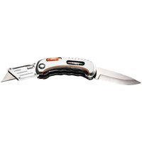 Klappbares Universalmesser, Trapezklinge + Messer, Nylonetui + 5 Neo-Klingen Klappbares Universalmesser, Trapezklinge + Messer, Nylonetui + 5 Neo-Klingen von Topex