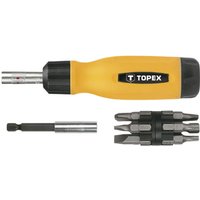 Schraubendreherbits mit Halter, 14er-Set Schraubendreherbits mit Halter, 14er-Set von Topex
