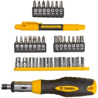 Schraubendreherbits mit Halter, 34er-Set von Topex