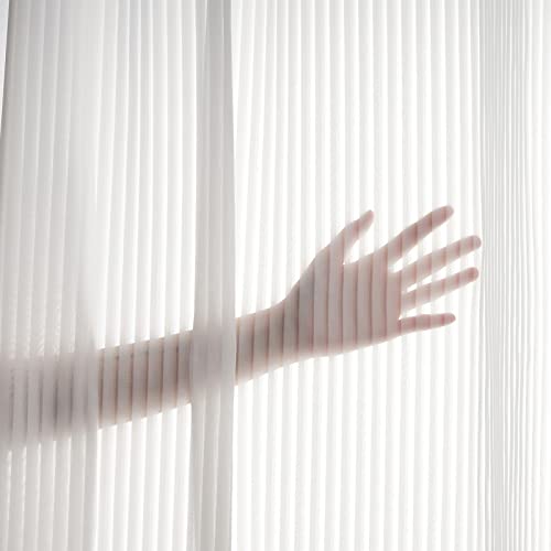 Topfinel Vorhänge Kinderzimmer Gardine Weiß Halbtransparen Ösen Gardinen Wohnzimmer Modern Voile Curtains Living Room Ösenvorhang mit Streifen Fensterschals 140x240 cm Topfinel Vorhänge Kinderzimmer Gardine Weiß Halbtransparen Ösen Gardinen Wohnzimmer Modern Voile Curtains Living Room Ösenvorhang mit Streifen Fensterschals 140x240 cm von Topfinel