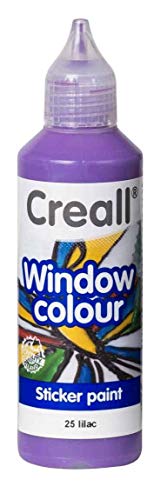 Tophobby Fensterfarbe 80 ml Lila Wasserbasiert Glänzend Fenstermalfarbe von Tophobby