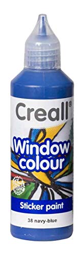 Tophobby Window-Color-Premiumfarbe Fensterfarben frei wählbar auch Konturenfarbe (MARINEBLAU) von Tophobby