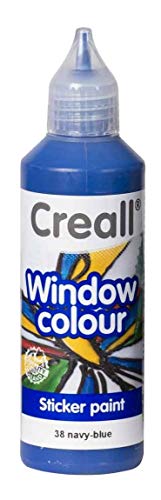 Tophobby Window-Color-Premiumfarbe Fensterfarben frei wählbar auch Konturenfarbe (DUNKELBLAU) von Tophobby