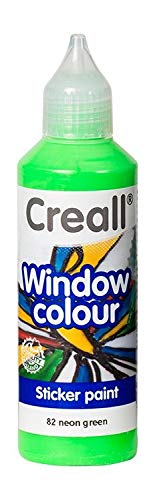 Tophobby Window-Color-Premiumfarbe Fensterfarben frei wählbar auch Konturenfarbe (NEON-GRÜN) von Tophobby