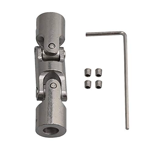 Universal Joint Wellenkupplung Motorstecker Kreuzgelenk, Universalgelenk für den Anschluss von Modellautos, Robotern usw, 4mm/ 5mm/ 6mm/ 8mm/ 10mm von TopHomer