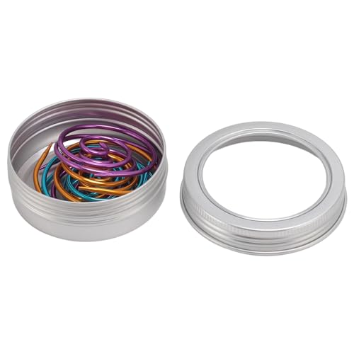 9 teilige Spiralkabel Stricknadel mit Aufbewahrungsbox, Spiralkabel Stricknadel, Metall Rundstricknadel, Kabelnadel Schalnadel mit Aufbewahrungsbox, Zum Stricken von Topiky