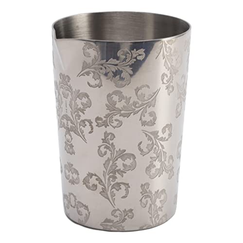 Cocktail-Rührglas, Edelstahl 304, Hitzeschutz, Geätztes Cocktailglas, Angenehme Haptik für die Bar Cocktail-Rührglas, Edelstahl 304, Hitzeschutz, Geätztes Cocktailglas, Angenehme Haptik für die Bar von Topiky