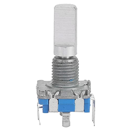 Drehgeber, 10 Stück EC11 Drehgeber-Codierschalter Digitales Potentiometer mit Schalter 5-polig, Stabile Leistung, Lange Lebensdauer von Topiky