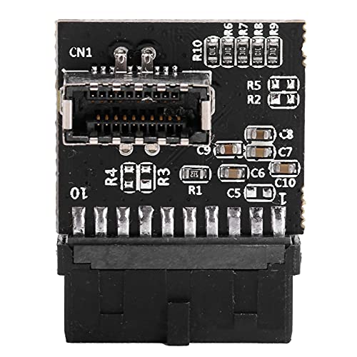 Erweiterungsadapter, 20-poliger USB 3.0- zu Typ-E-Header-Buchse Adapter USB3.0 Plug-and-Play-freier Treiber Weitreichende Kompatibilität Erweiterungskartenadapter von Topiky