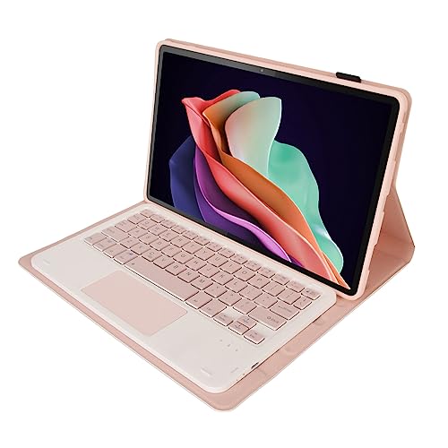 Kabellose Tablet Tastatur mit Magnetischer Hülle, Stifthalter, Präzise Aussparung, Kompatibel mit Tab P11 2. Generation, Pad Plus 2023 11,5 Zoll (PINK) von Topiky