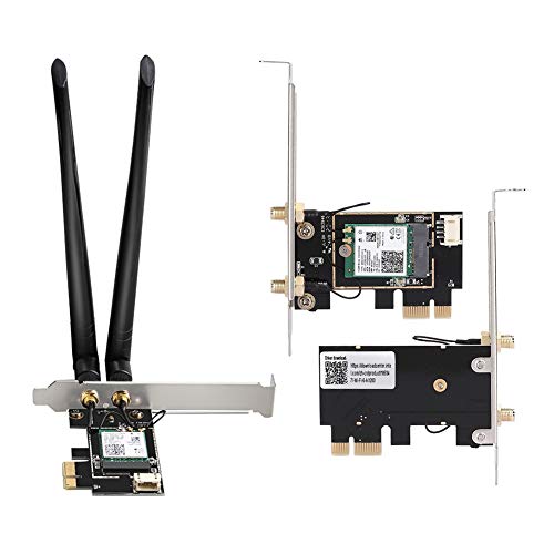 Netzwerkkarte, PCI Express, USB, 2,4G 574M, 5G 2400M Wireless WIFI6 3000M Dual Antenna-Netzwerkkarte für AX200, Unterstützung für 10 / OS 10 / für Linux2.4 von Topiky