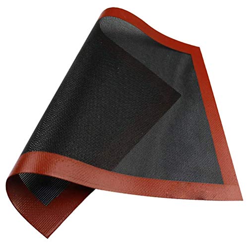 Silikon Keks Backmatte, Silikon Gebäckmatte, Extra Dicke Antihaft Backmatte, Rutschfeste Pizza Backform Matte, Tischsets für die Arbeitsplatte, Teig Rollmatte, Koch Backgeschirr von Topiky