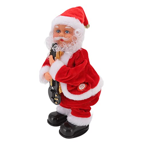 Singender Tanzender Weihnachtsmann, Weihnachtsmusikpuppe, Tanzen und Singen Weihnachten, Alter Mann, Interessantes Hüftschüttelndes Weihnachtspuppendekor, für Lustige (Gitarre) von Topiky
