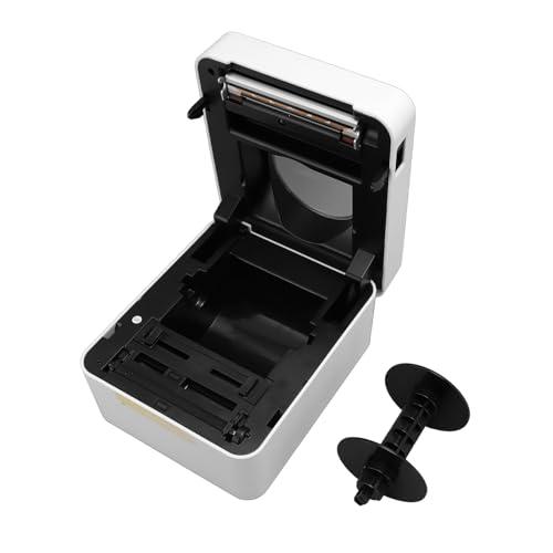 Topiky 203DPI Thermo-Etikettendrucker, USB-Versanddrucker für, OS X, IOS, LAN-Schnittstelle, Automatische Rückgabe, Hochgeschwindigkeitsdruck, Multifunktional, 100–240 V (EU-Stecker) von Topiky