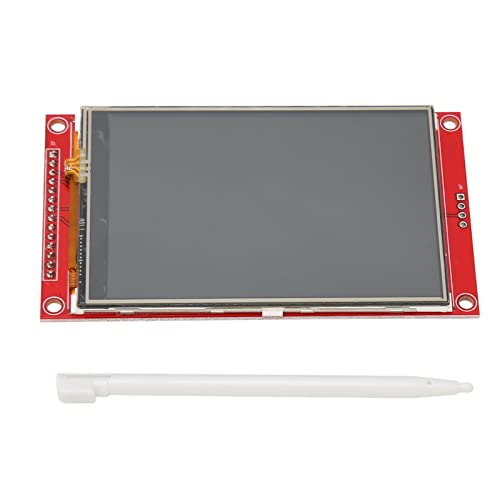 Topiky 3,5-Zoll-TFT-LCD-Anzeigemodul, HD-Auflösung, SPI-Schnittstelle, Touchscreen, Geringer Stromverbrauch, mit Speicherkartensteckplatz, für Mehrere Anzeigefunktionen von Topiky