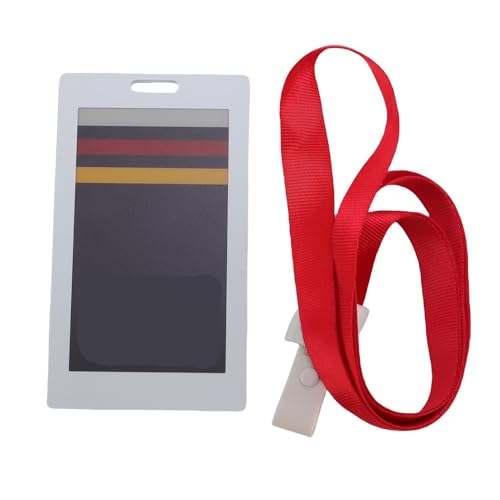 Topiky 3,7 Zoll NFC Electronic Paper ID -Abzeichen Smart Card mit E -Tinte Display Schwarz weiß Rot für Mitarbeiterzugriffskontrolle von Topiky
