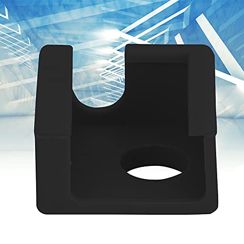 Topiky 5 STÜCKE 3D Drucker Silikon Socke, 3D Drucker Heizblock Silikon Abdeckung, Heizblock Isolierung Silikonhülle für CR-10/CR10S/Ender 3 MK7 MK8 MK9 (Schwarz) von Topiky
