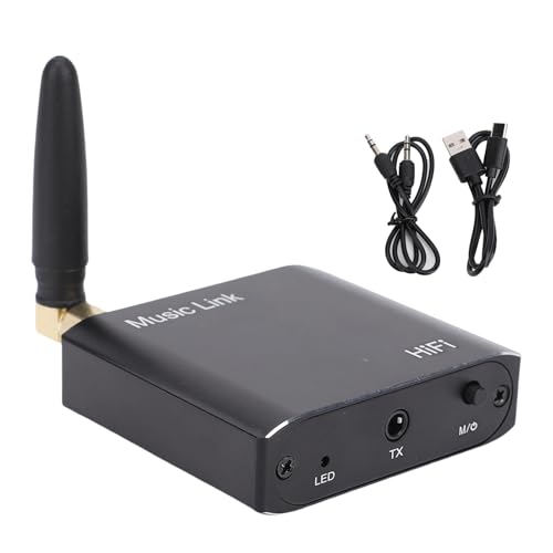 Topiky 5.3 Audioadapter, Drahtlosen Sender und Empfänger mit 3,5 -mm -Audioanschluss für Lautsprecher Computer -TV -Auto, Stabiler Signal Latenz CD -Klasse -Sound Topiky 5.3 Audioadapter, Drahtlosen Sender und Empfänger mit 3,5 -mm -Audioanschluss für Lautsprecher Computer -TV -Auto, Stabiler Signal Latenz CD -Klasse -Sound von Topiky
