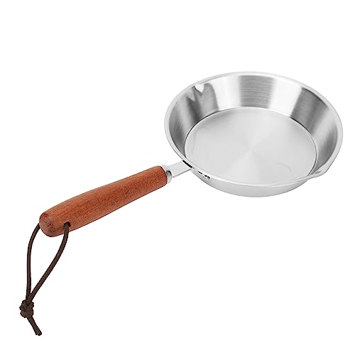 Topiky Edelstahl Pfanne mit Antihaftbeschichtung, Kleine Bratpfanne mit Antihaftbeschichtung, Eierbratpfanne, Kleine Pfanne Zum Kochen, Bratpfannen, Professionelles Kochgeschirr für (16CM) von Topiky