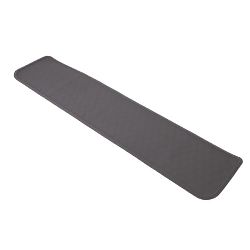 Topiky Mini Kühlschrank Silikonmatte Unter Kühlschrank Matte Mini Tropfpfanne, Anti -Schlupf Unter Dem Bodenschutzschutzfänger für Waschschrank Trockner (GREY) von Topiky