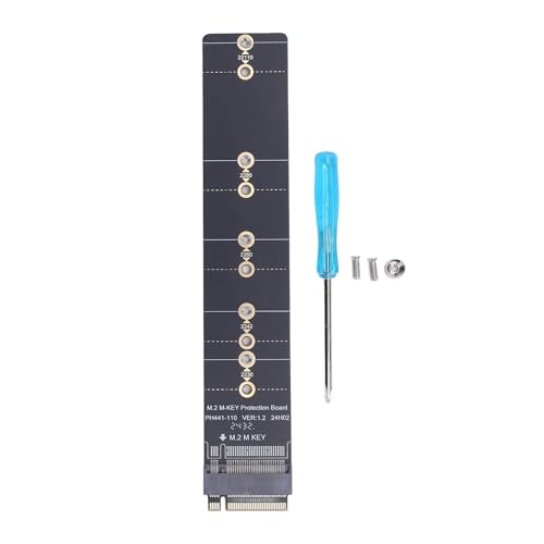 Topiky PH441 M2 NVME PCIe -Adapterkarte, M2 SSD Zum PCIe -Konverter mit Testschutz Goldfinger, Unterstützt 2230 2242 2260 2280 SSD für OS Motherboard -Tests von Topiky