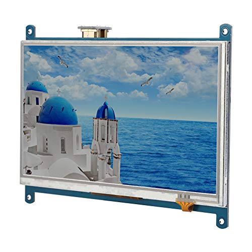 Topiky Resistiver Touchscreen, 7-Zoll-LCD-resistiver Touchscreen mit GPIO-Schnittstelle, Passend für 800x480, mit Stabiler Leistung von Topiky