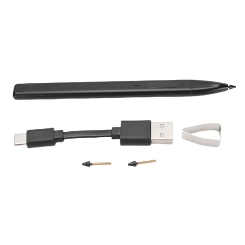 Topiky Stylus-Stift, 4096 Druckstufen mit Kontroll-und Radiergummi Schlüssel für Pro 11 10 9 8 7 6 5 4 3 X, Kopplung, Magnet Befestigung, Aluminium Legierung Körper, Graphit-Nib von Topiky