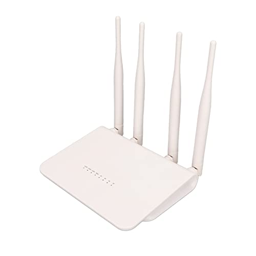 WLAN Router, 4G LTE Modemrouter, Entsperrter Drahtloser Mobiler Hotspot mit SIM Kartensteckplatz, Abnehmbare 4 Antennen, 2,4 G, 300 Mbit/s, Unterstützung von 32 Geräten für das von Topiky