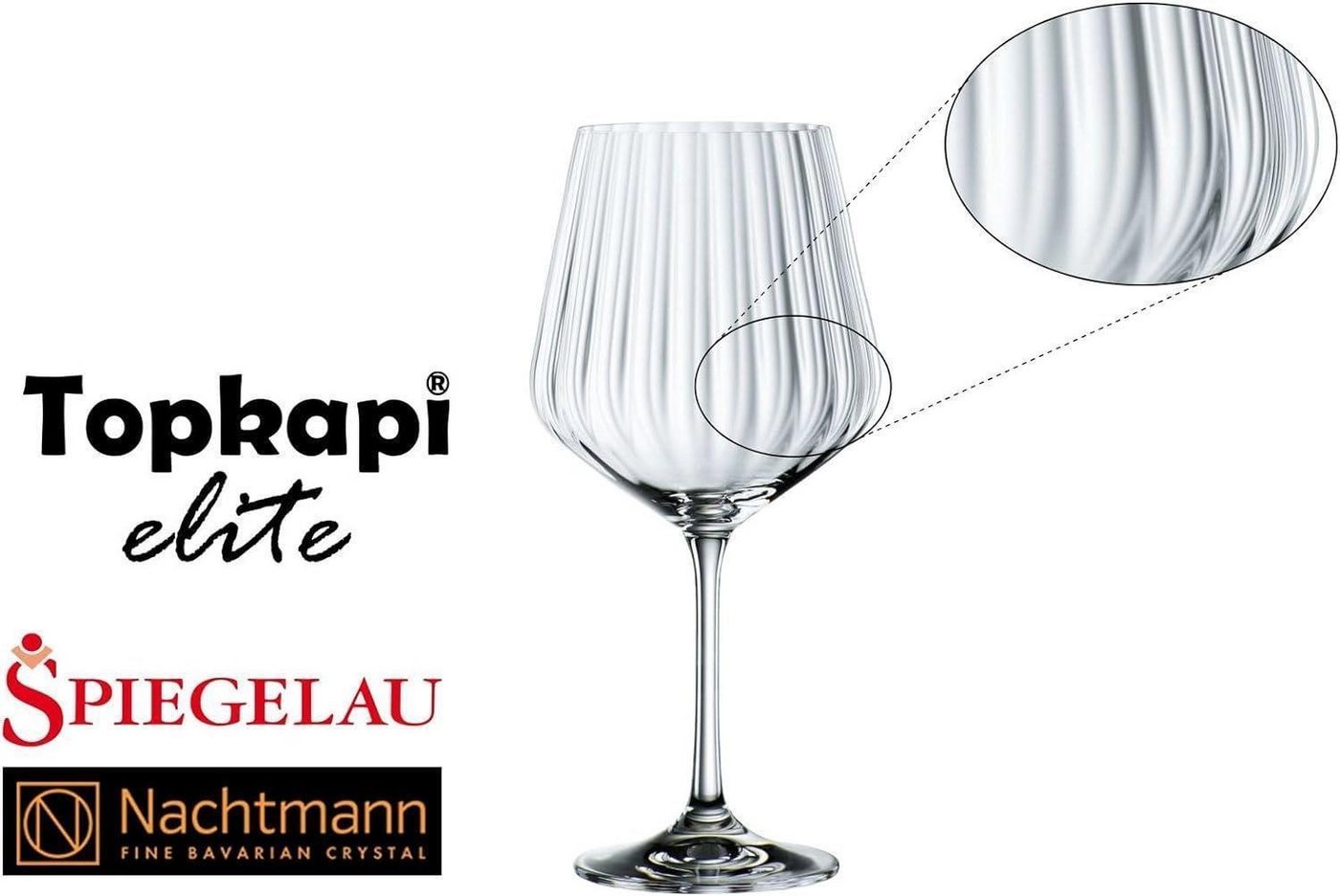 Topkapi elite Cocktailglas Topkapi elite Aperol Spritz Glas Rosterberg I 4 Stück, Kristallglas von Topkapi elite