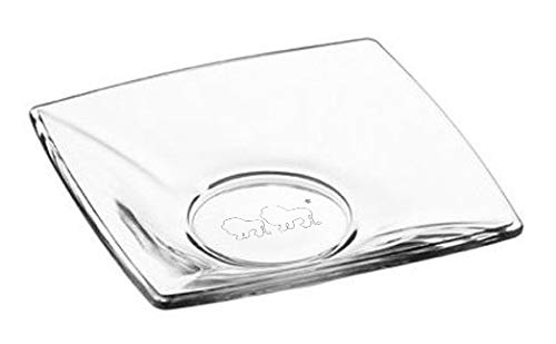 Topkapi TK-800 Kare - eckige Glas-Untersetzer für Türkische Teegläser, 6 Stück von Topkapi