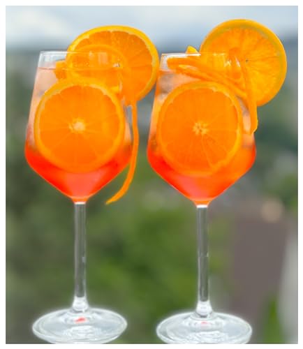 Topkapi Aperol Spritz Glas Heesthal – Aperol Gläser, Lillet Gläser, Cocktail Glas, 370ml, Profi-Glas für Aperol Spritz, Lillet, Hugo, Amalfi, Cocktails, 6 Stück von Topkapi