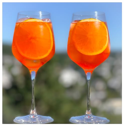 Topkapi Aperol Spritz Glas Morgenröthe XL– Aperol Gläser, Cocktail Glas, 500ml, Profi-Glas für Aperol Spritz, Lillet, Hugo, Amalfi, Cocktails, 6 Stück von Topkapi