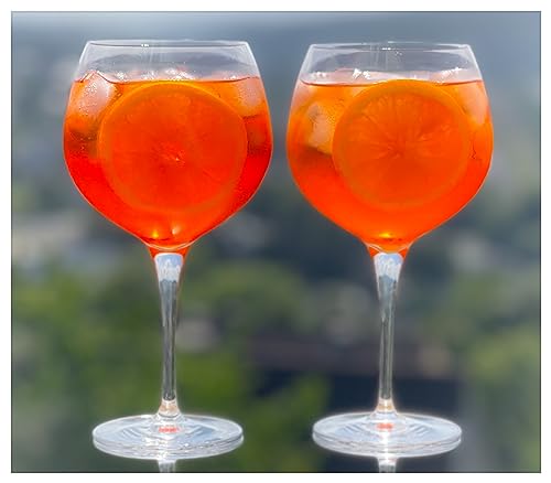 Topkapi Aperol Spritz Glas Seelbach XL – Aperol Spritz Gläser, Cocktail Glas, 700 ml, Profi-Glas Bleifreies Kristallglas für Aperol Spritz, Lillet, Hugo, Amalfi, Cocktails, 6 Stück von Topkapi